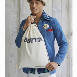 Deadstock Brutus Trimfit London Canva Drawstring Bag NEW Suedehead Ska MOD skin